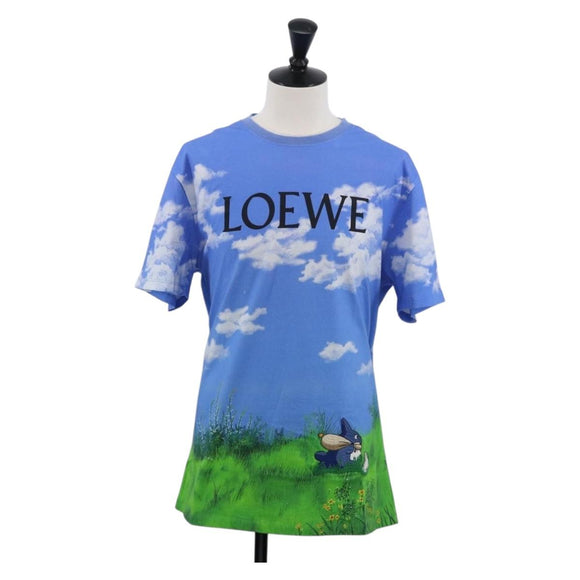 LOEWE LOEWE × Studio Ghibli My Neighbor Totoro T-Shirt Cotton Blue Auth 167192M