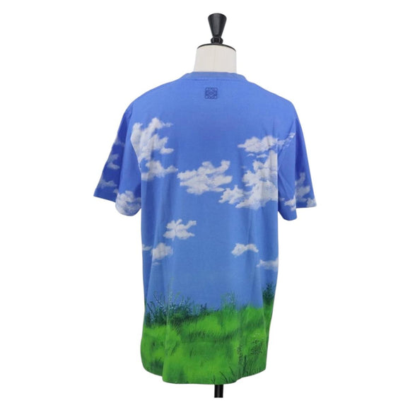LOEWE LOEWE × Studio Ghibli My Neighbor Totoro T-Shirt Cotton Blue Auth 167192M