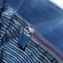 PRADA Tote Bag Harako leather Navy Auth 167194-20