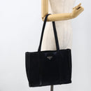 PRADA Tote Bag Harako leather Navy Auth 167194-24