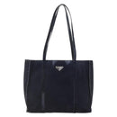 PRADA Tote Bag Harako leather Navy Auth 167194-13