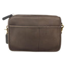 Coach Shoulder Bag Leather Brown Gold Auth 167197-13