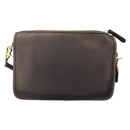 Coach Shoulder Bag Leather Brown Gold Auth 167197-2