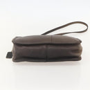 Coach Shoulder Bag Leather Brown Gold Auth 167197-5
