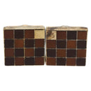 LOUIS VUITTON Damier Ebene Cuffs&Cuff Case Gold LV Auth 167199A-8