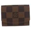 LOUIS VUITTON Damier Ebene Cuffs&Cuff Case Gold LV Auth 167199A-13