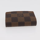 LOUIS VUITTON Damier Ebene Cuffs&Cuff Case Gold LV Auth 167199A-5