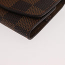 LOUIS VUITTON Damier Ebene Cuffs&Cuff Case Gold LV Auth 167199A-15