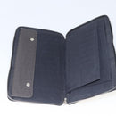 HERMES Her Line Passport Case Canvas Gray Auth 167201A-13