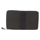 HERMES Her Line Passport Case Canvas Gray Auth 167201A-2