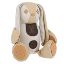 LOUIS VUITTON Monogram Doduruisu Rabbit Stuffed White GI0367 LV Auth 167206SAM-1