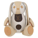 LOUIS VUITTON Monogram Doduruisu Rabbit Stuffed White GI0367 LV Auth 167206SAM-13