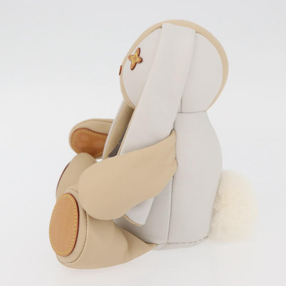 LOUIS VUITTON Monogram Doduruisu Rabbit Stuffed White GI0367 LV Auth 167206SAM
