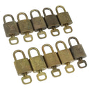 LOUIS VUITTON Padlock 10 Set Padlock metal Gold LV Auth 167225-1