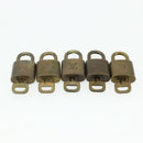 LOUIS VUITTON Padlock 10 Set Padlock metal Gold LV Auth 167225-4