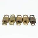 LOUIS VUITTON Padlock 10 Set Padlock metal Gold LV Auth 167225-6