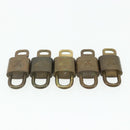 LOUIS VUITTON Padlock 10 Set Padlock metal Gold LV Auth 167226-5