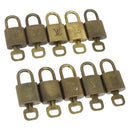 LOUIS VUITTON Padlock 10 Set Padlock metal Gold LV Auth 167228-1