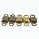 LOUIS VUITTON Padlock 10 Set Padlock metal Gold LV Auth 167228-4