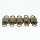 LOUIS VUITTON Padlock 10 Set Padlock metal Gold LV Auth 167228-6