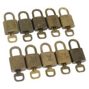 LOUIS VUITTON Padlock 10 Set Padlock metal Gold LV Auth 167229-1