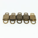 LOUIS VUITTON Padlock 10 Set Padlock metal Gold LV Auth 167229-5