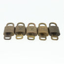 LOUIS VUITTON Padlock 10 Set Padlock metal Gold LV Auth 167229-6