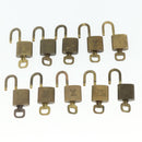 LOUIS VUITTON Padlock 10 Set Padlock metal Gold LV Auth 167229-8