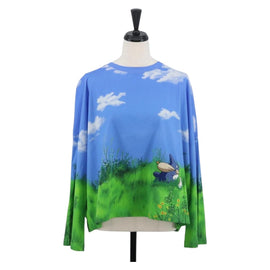 LOEWE × Studio Ghibli My Neighbor Totoro T Shirt Cotton XS Blue Auth 167231SM