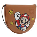 LOEWE × Super Mario Super Mario Heel Pouch Mario Bag Leather Brown Auth 167232SM-1