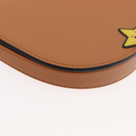 LOEWE × Super Mario Super Mario Heel Pouch Mario Bag Leather Brown Auth 167232SM