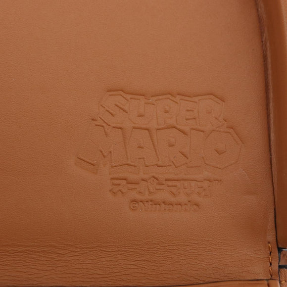 LOEWE × Super Mario Super Mario Heel Pouch Mario Bag Leather Brown Auth 167232SM