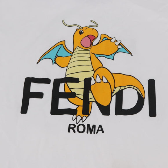 FENDI x FRGMT x POKÉMON Dragonite T Shirt Cotton XXS White Auth 167234SM
