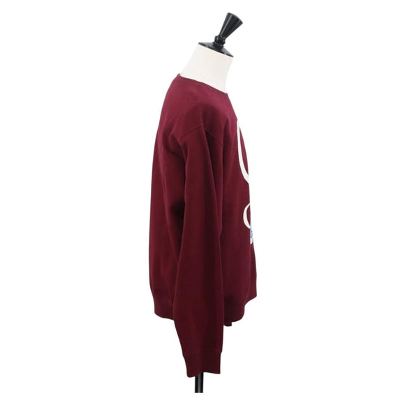 GUCCI GUCCI × Doraemon Fleece Doraemon Cotton XS Bordeaux Auth 167235SM