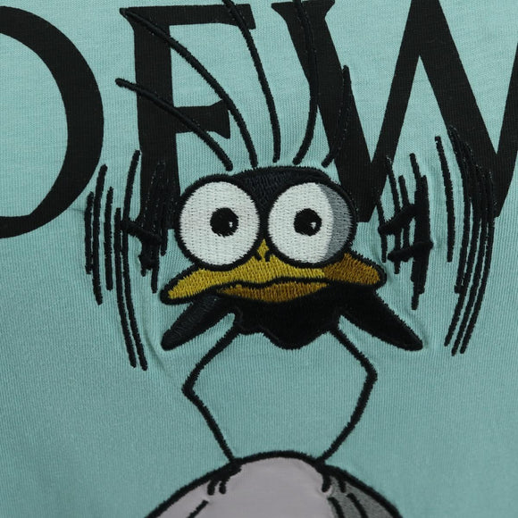 LOEWE × Ghibli Baby Mouse & Flybird T Shirt Cotton L Light Blue Auth 167238M