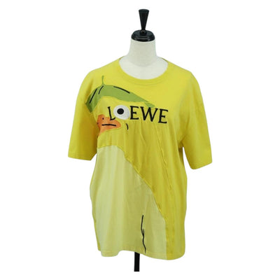 LOEWE LOEWE × Studio Ghibli Mr. Ootori T Shirt Cotton XS Yellow Auth 167239SAM