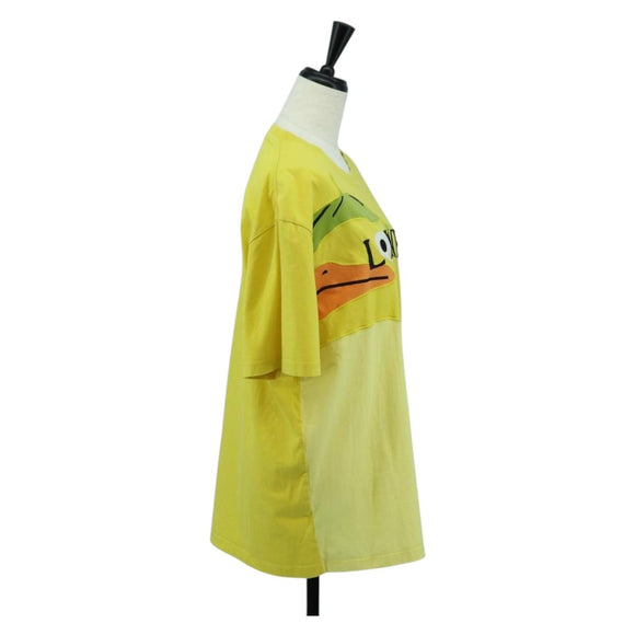 LOEWE LOEWE × Studio Ghibli Mr. Ootori T Shirt Cotton XS Yellow Auth 167239SAM