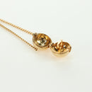 FENDI Monster Ball Necklace metal Gold Tone Auth 167240SM-15