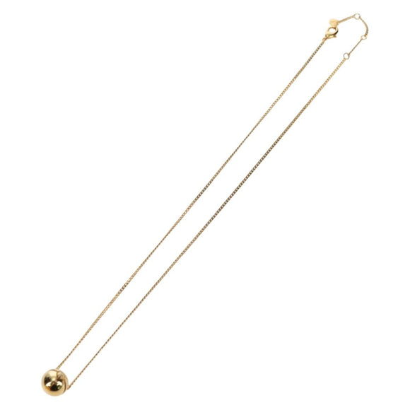 FENDI Monster Ball Necklace metal Gold Tone Auth 167240SM