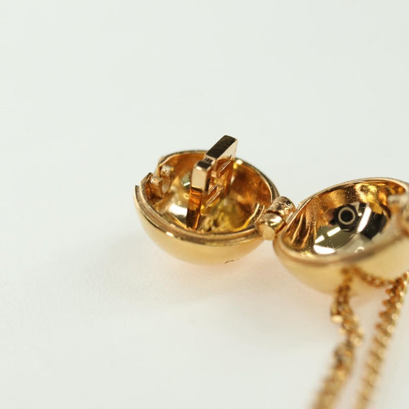 FENDI Monster Ball Necklace metal Gold Tone Auth 167240SM