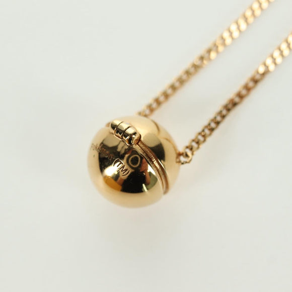FENDI Monster Ball Necklace metal Gold Tone Auth 167240SM