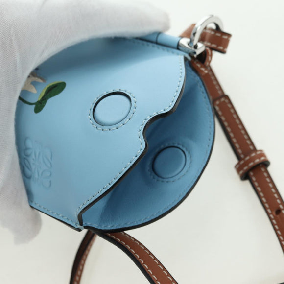 LOEWE × Ghibli My Neighbor Totoro Gate Pocket Leather Light Blue Auth 167242SM