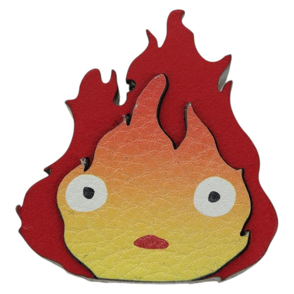 LOEWE × Studio Ghibli Howl's Moving Castle Calcifer Bag Charm Red Auth 167245SM
