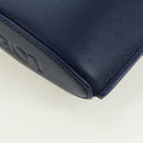 LOEWE × Ghibli Howl's Pebble Dice Pocket Calcifer Bag Leather Navy Auth 167246SM-17