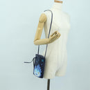 LOEWE × Ghibli Howl's Pebble Dice Pocket Calcifer Bag Leather Navy Auth 167246SM-24