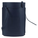LOEWE × Ghibli Howl's Pebble Dice Pocket Calcifer Bag Leather Navy Auth 167246SM-2