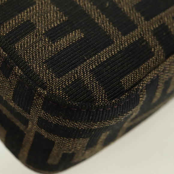 FENDI Zucca Canvas Miniryu FRGMT x POKÉMON Mamma Baguette Black Auth 167247SM