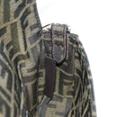 FENDI Zucca Canvas Miniryu FRGMT x POKÉMON Mamma Baguette Black Auth 167247SM-27