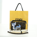 FENDI Zucca Canvas Miniryu FRGMT x POKÉMON Mamma Baguette Black Auth 167247SM-12