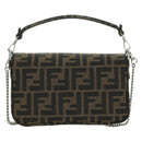 FENDI Zucca Canvas Miniryu FRGMT x POKÉMON Mamma Baguette Black Auth 167247SM-2